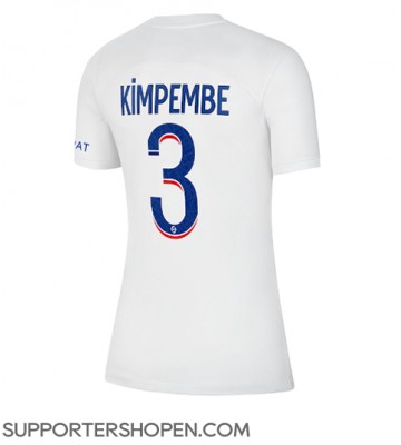 Paris Saint-Germain Presnel Kimpembe #3 Tredje Matchtröja Dam 2022-23 Kortärmad